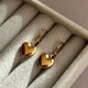 Сережки Xuping Позолота 18K (серденьки) 