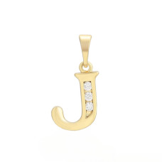 Кулон Xuping Позолота 18K (буква J) 21мм