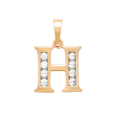 Кулон Xuping Позолота 18K (буква H) 21мм