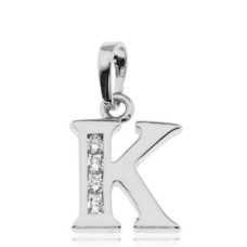 Кулон Xuping Родій (буква K) 21мм