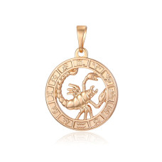 Кулон Xuping Позолота 18K (знак зодіаку скорпіон) 26мм