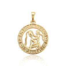 Кулон Xuping Позолота 18K (знак зодіаку водолій) 26мм