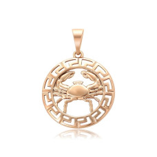 Кулон Xuping Позолота 18K (знак зодіаку рак) 33мм