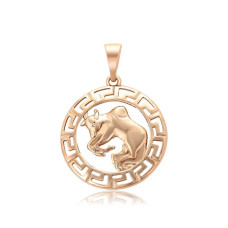 Кулон Xuping Позолота 18K (знак зодіаку телець) 33мм
