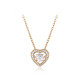 Ланцюжок Позолота 18K Xuping (серденько) 43-48см 