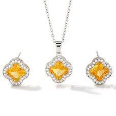 Набір Aimili Jewelry Родій (помаранчеві)