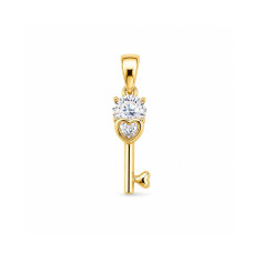 Кулон Xuping Позолота 18K (ключ серденько) 26мм