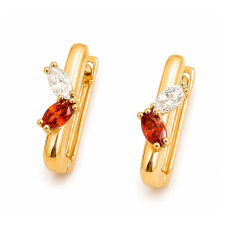 Сережки Xuping Позолота 18K (з камінчиками)