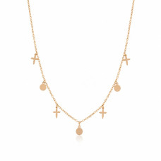Ланцюжок Позолота 18K Xuping (хрестики) 42+5см 