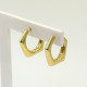 Сережки Xuping Позолота 14K (дуті 18мм) 