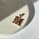 Кулон Xuping Позолота 18K (буква М)