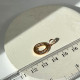 Кулон Xuping Позолота 18K (буква О)