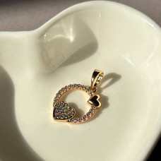 Кулон Xuping Позолота 18K (коло з серденьками) 24мм